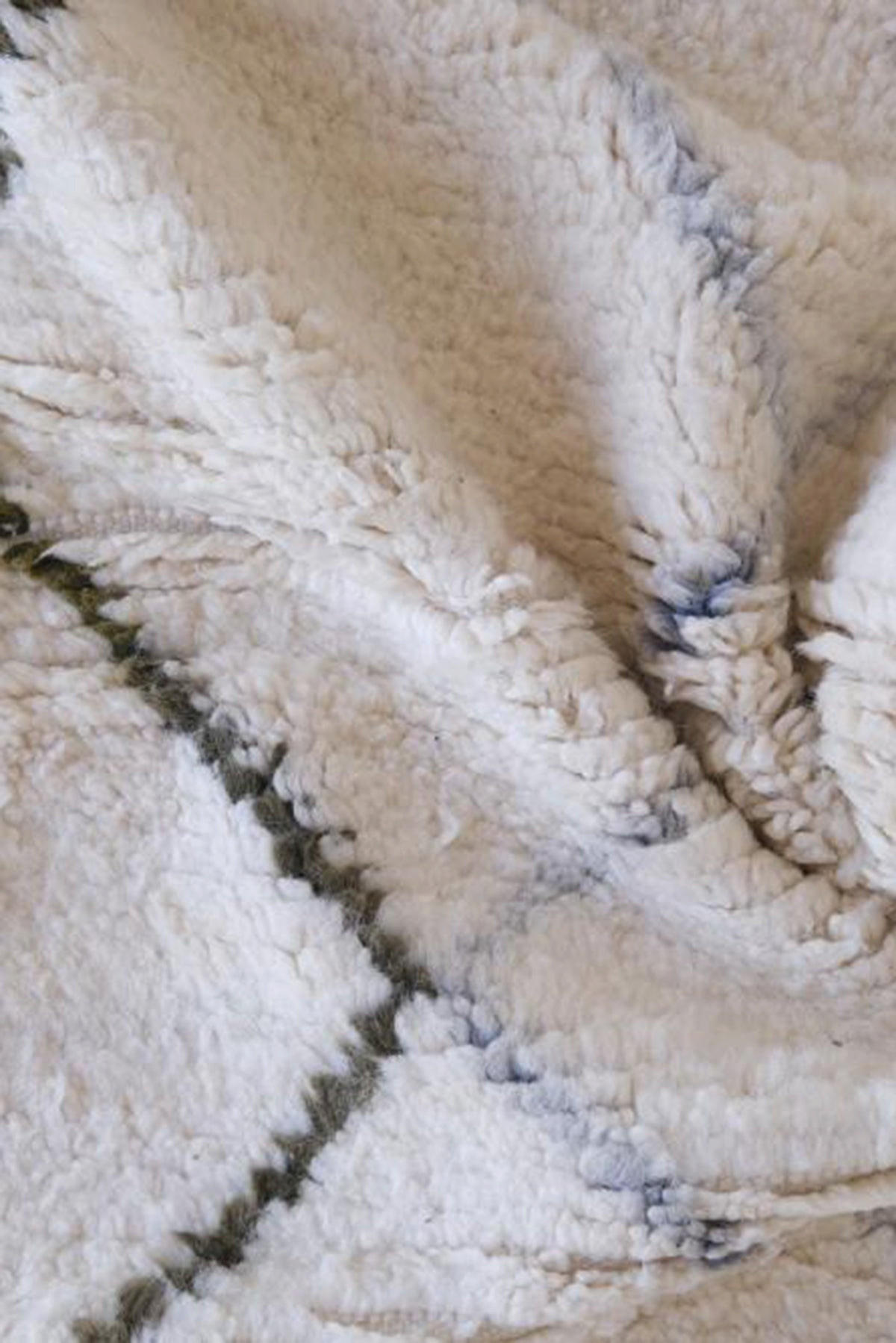 BERBERTEPPICH aus reiner Wolle 148x 245 cm - Weiß, Naturmaterialien (148/245cm) - AFK Living