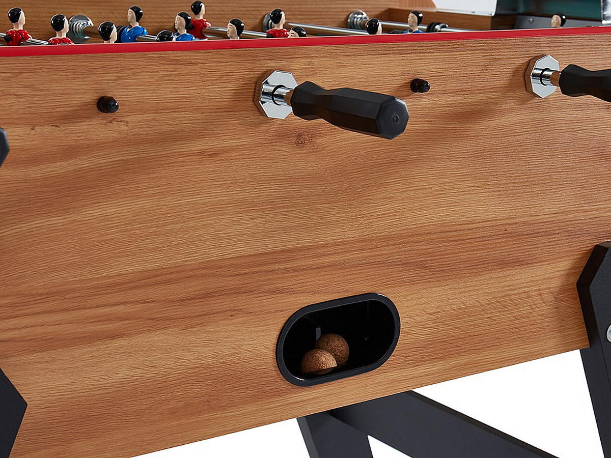 TISCHFUSSBALL - 153 x 77.6 - holz - naturfarben hell Paulo - Naturfarben, Holz (153/77.6cm) - Vente-Unique