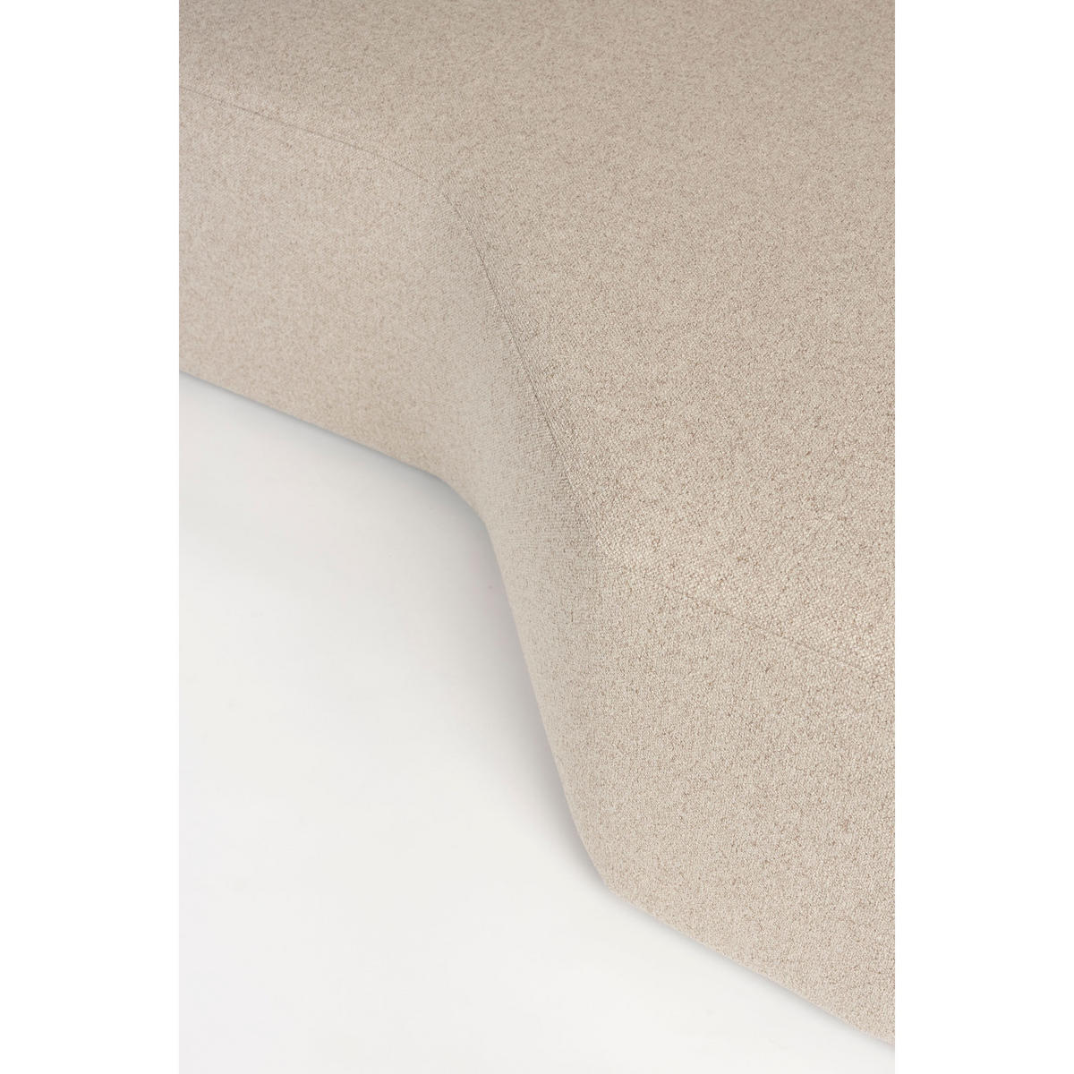 ECKSOFA 4,5-SITZER Prosper Links Cappuccino/ Beige - Beige, Kunststoff (301/79/126cm) - Zuiver