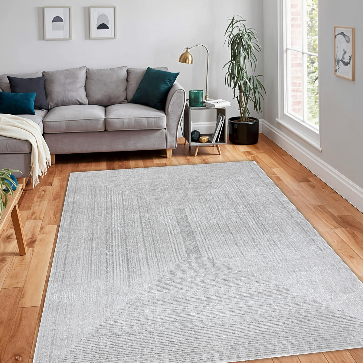 TEPPICH Balance 240/330 cm - Grau, Textil (240/330cm) - rugsX