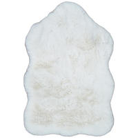 KUNSTFELLTEPPICH SHEEPSKIN 60/90 cm Ivory - Creme, Fell (60/90cm) - Consilio Concept