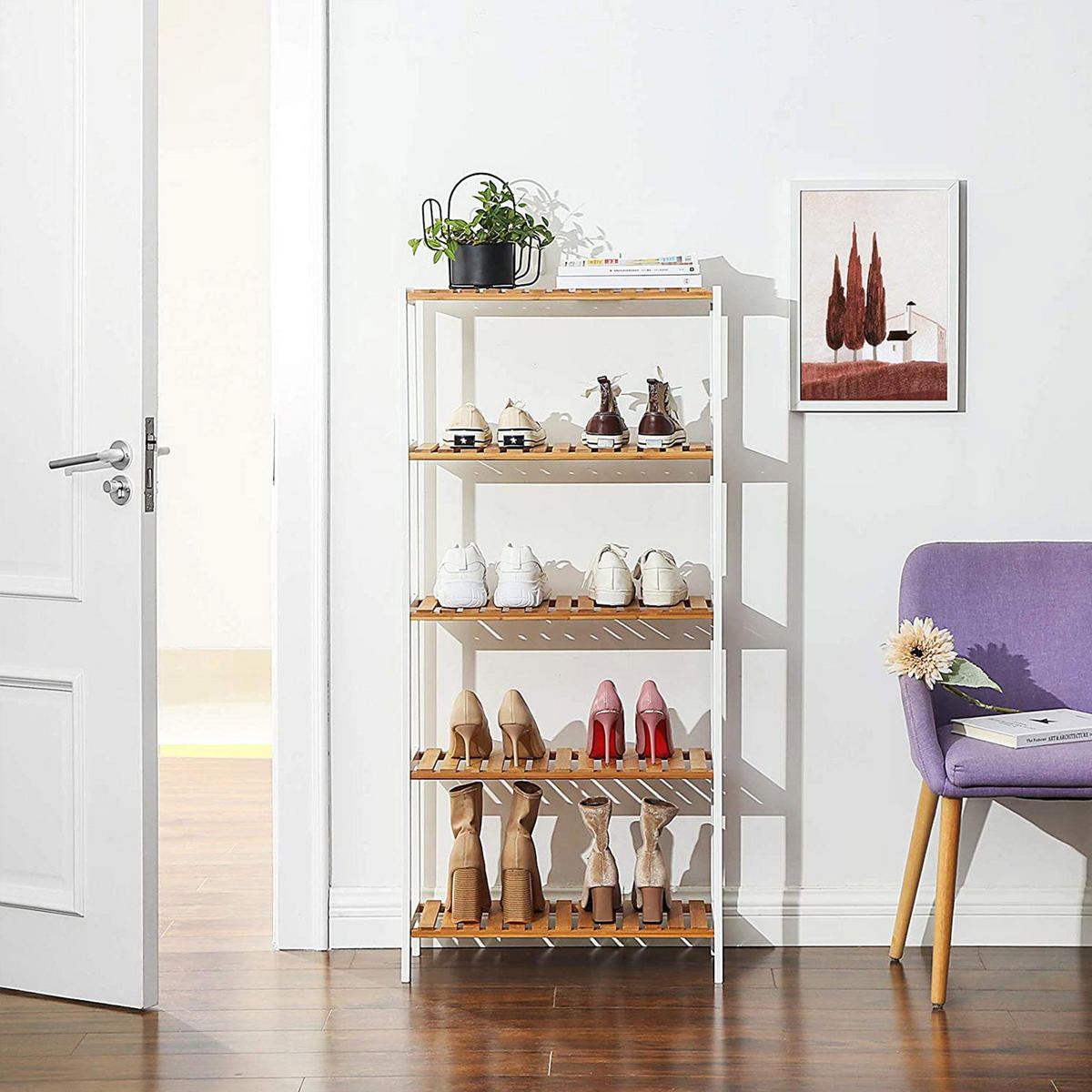 STANDREGAL BADEZIMMERREGAL - Multicolor, Holz (26/130/60cm) - Hansiro