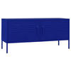TV-SCHRANK Marineblau 105/35/50 Cm Stahl - Blau, Metall (105/50/35cm) - vidaXL