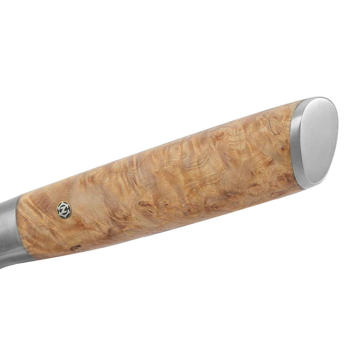 BLOCKMESSER Kiritsuke Kinone Damast - Birkefarben, Holz/Metall (34cm) - Zayiko