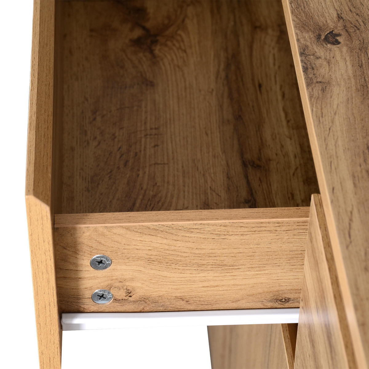SIDEBOARD in Naturfarben Anrichte mit 3 Türen und 3 Schubladen für Wohnzimmer, B135/T40/H81cm - Naturfarben, Holzwerkstoff (135/81/40cm) - STILVORA