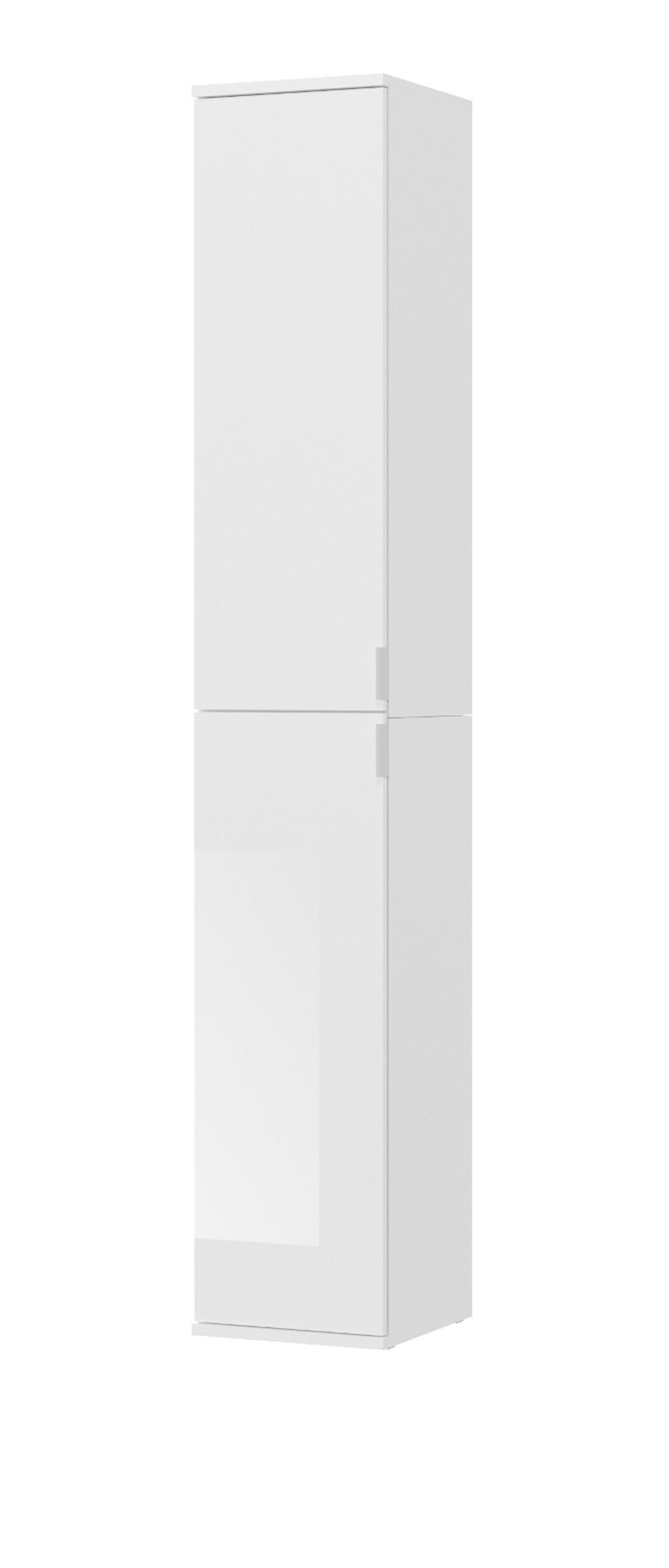Inn.Furn Kleiderschrank Weiß Hochglanz 30x193x34 cm