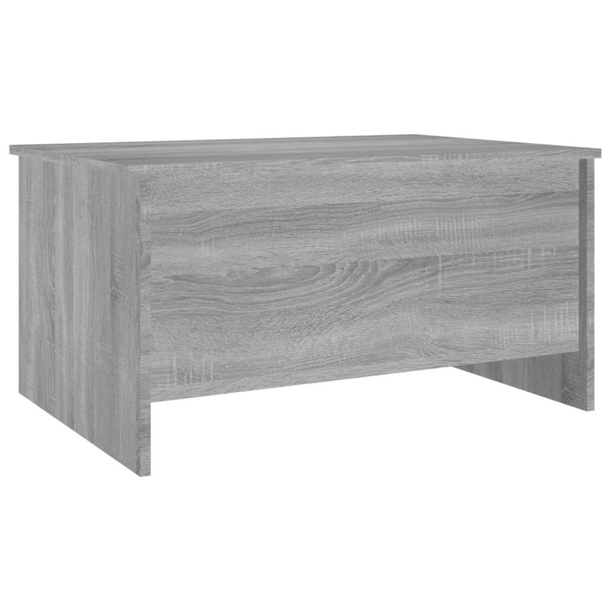 COUCHTISCH Grau Sonoma 80x55,5x41,5 cm Holzwerkstoff - Grau, Holzwerkstoff (80/55.5/41.5cm) - furnicato