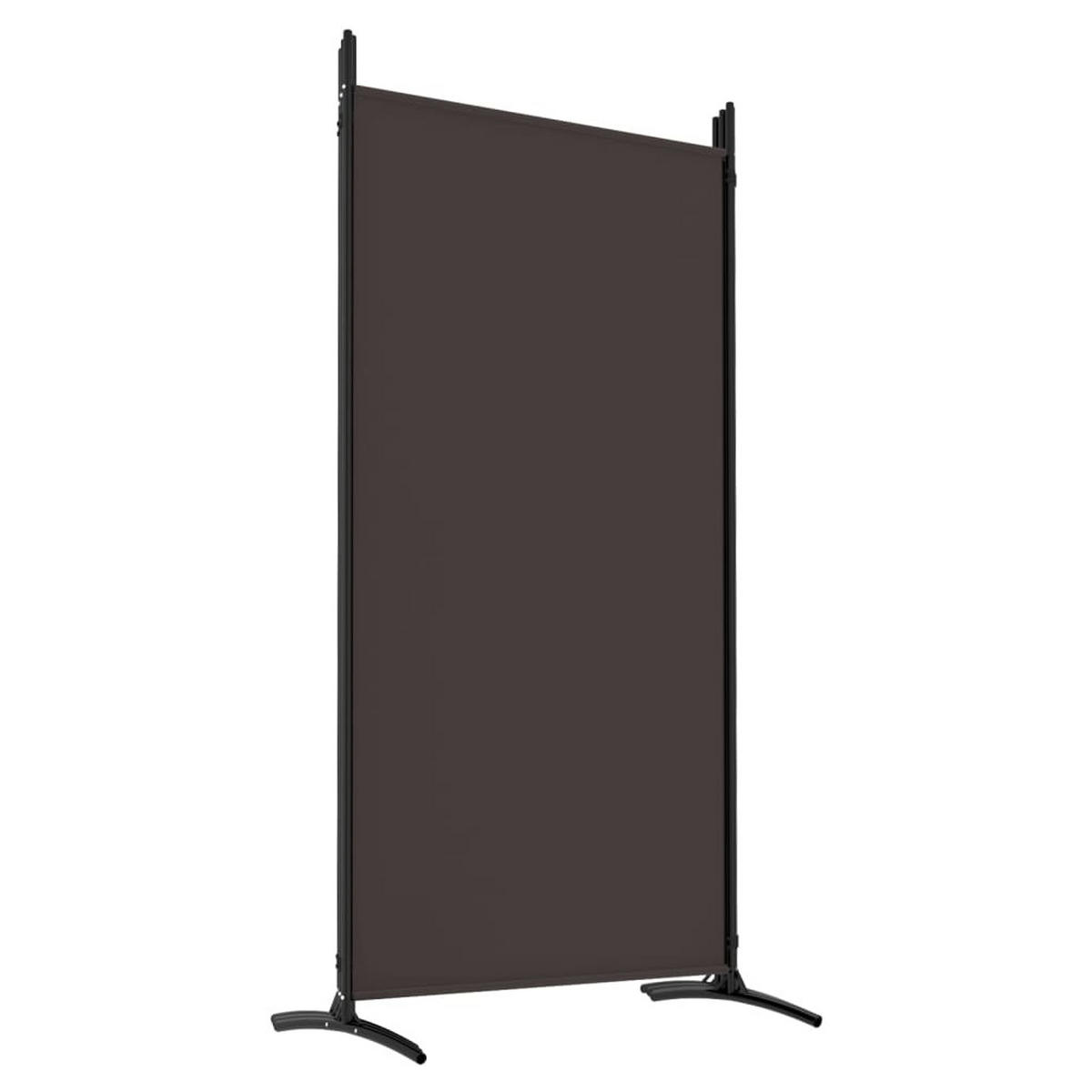 PARAVENT 6-teilig Braun 520/180 Cm Stoff - Braun, Textil (520/180/0.1cm) - vidaXL