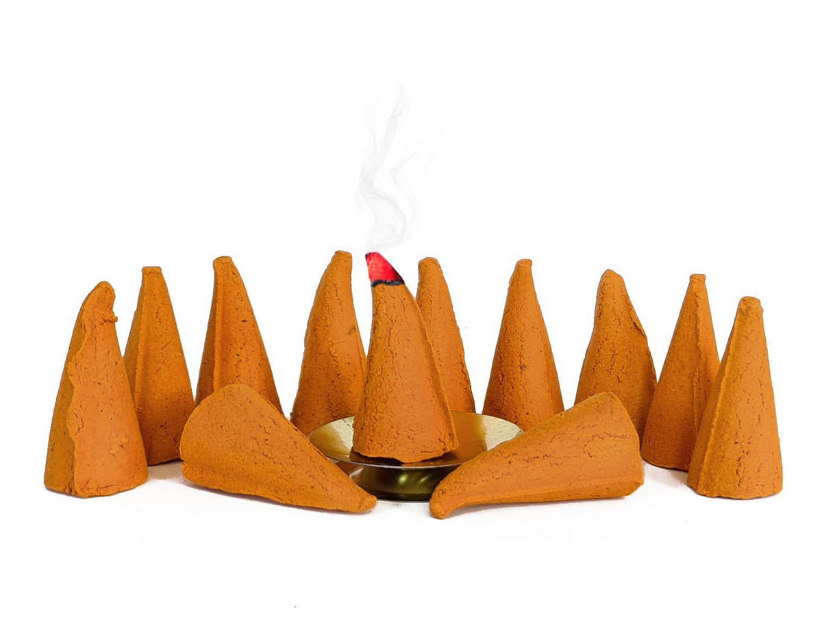 RÄUCHERKERZEN Sparset Pfirsich-Riesen, Glimmschale, Opas Beste Weihrauch - Multicolor, Metall (6.5/2.3/12.5cm)