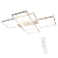 LED-DECKENLEUCHTE Caroline 100/70/8 cm - Weiß, Metall (100/70/8cm) - Nettlife