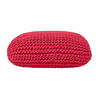 STRICK-POUF rot, Bodenkissen 70/70/20 cm - Rot, Textil (70/20/70cm) - Homescapes