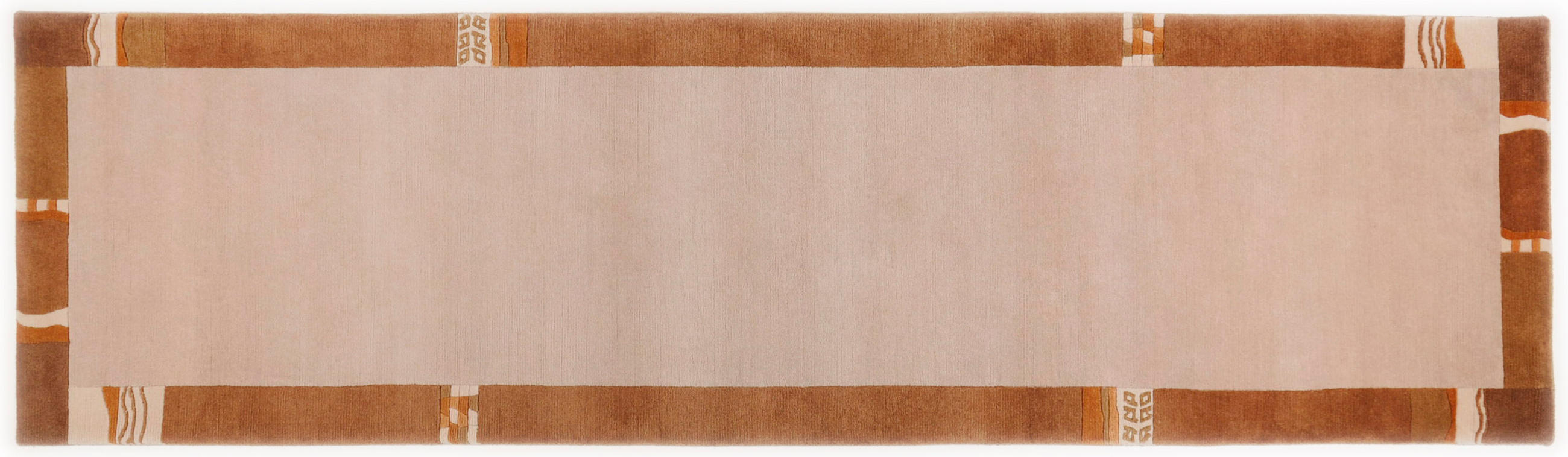 Theko Wollteppich Sand 80x300 cm