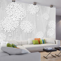 SELBSTKLEBENDE FOTOTAPETE 392/280 cm - Weiß/Grau, Kunststoff/Textil (392/1cm) - KUNSTLOFT