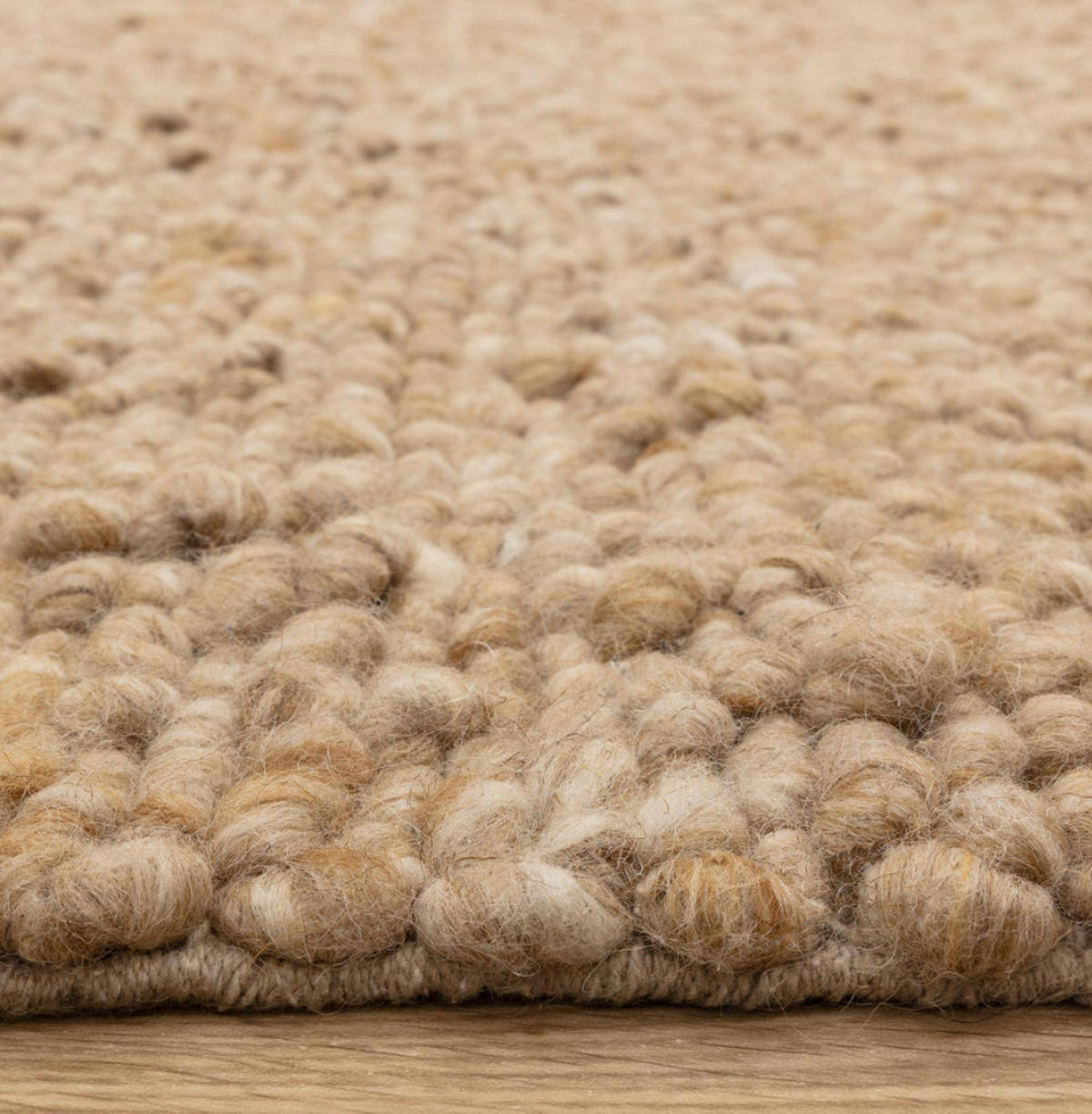 TEPPICH Wohn-/Schlafzimmer DAREL Beige 120x170 cm - Beige, Naturmaterialien (120/170cm) - Novatrend
