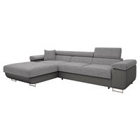 ECKSOFA Torezio Mini, Seite: Links - Alufarben, Holz/Textil (280/170cm) - MIRJAN24