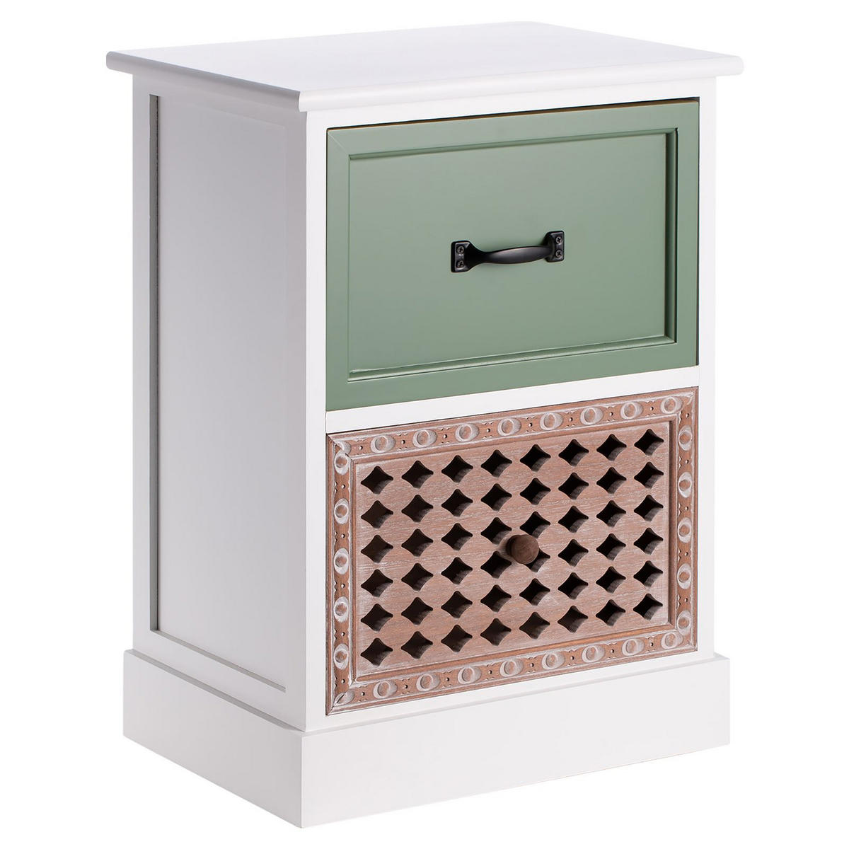 NACHTTISCH FIONA - Braun, Holzwerkstoff (40/56/30cm) - CARO-Möbel