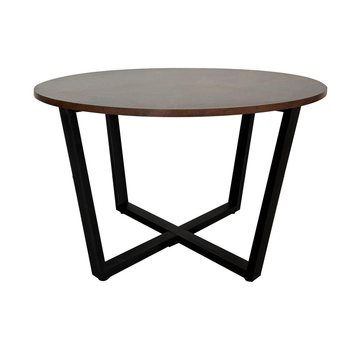 COUCHTISCH Rund Braun - Braun, Holzwerkstoff (80/80/48cm) - Home Collective