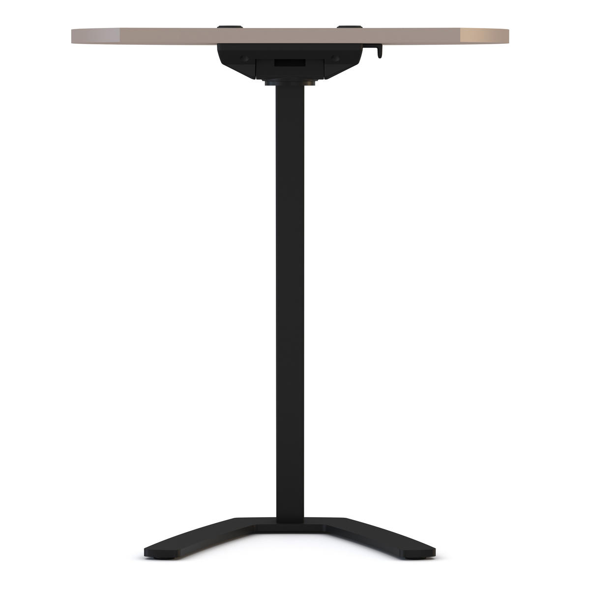 STEHTISCH Laptoptisch Pontis Basalt / - Braun, Holz/Metall (50/60/72cm) - ASSMANN