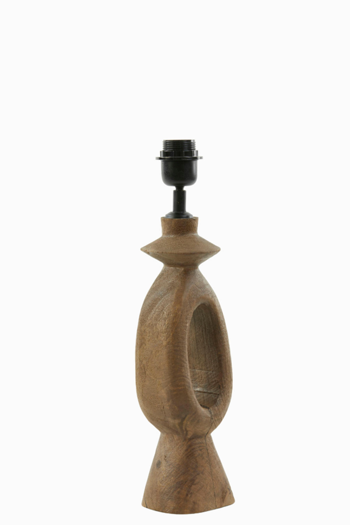 LAMPENFUSS Django Braun 11/9/45 cm - Braun, Holz (11/9/45cm) - Light & Living