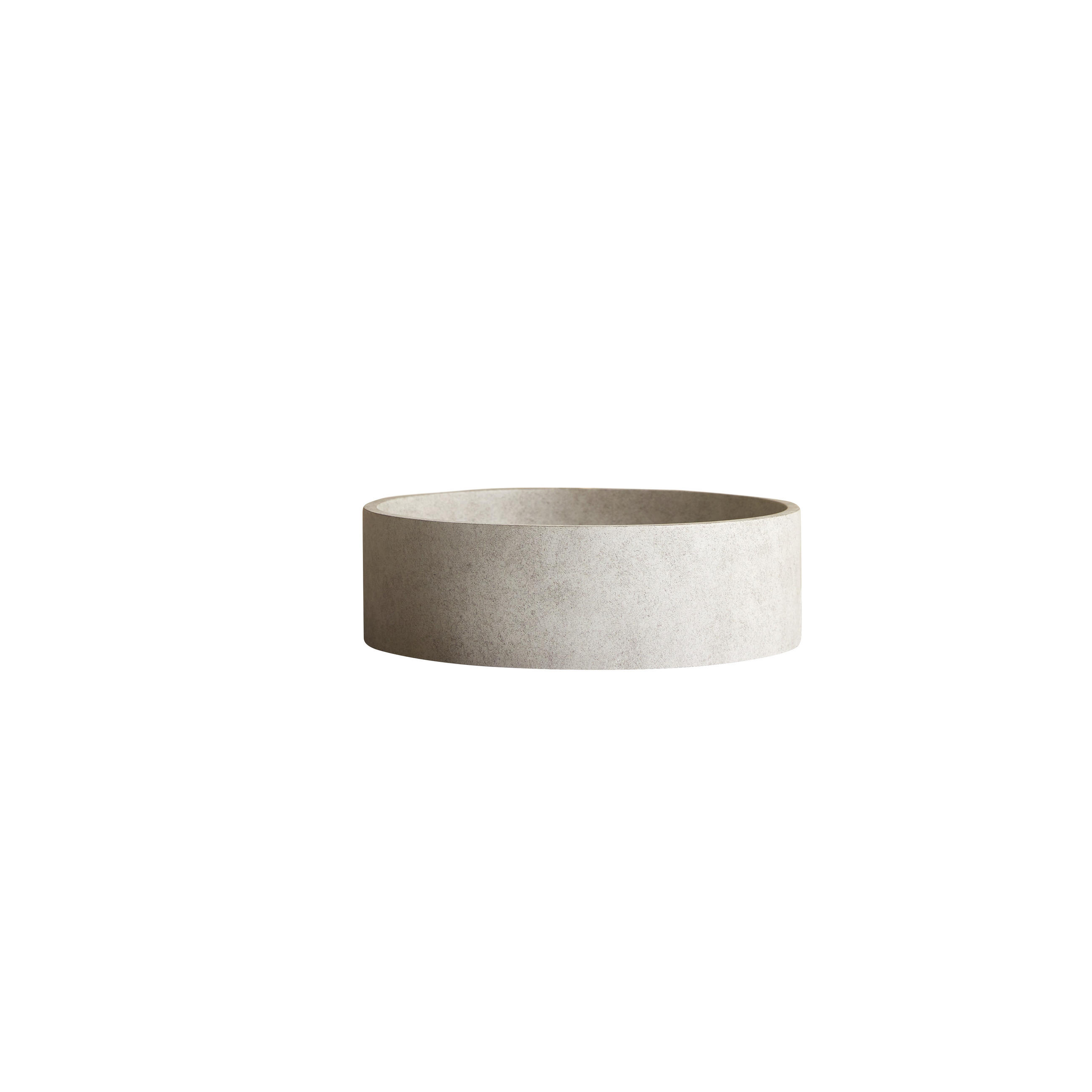 Tikamoon Waschbecken Grau 39x12x39 cm
