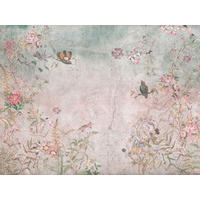 VLIESTAPETE Bunt 371/280 cm - Multicolor/Grau, Textil (371/1cm) - KUNSTLOFT
