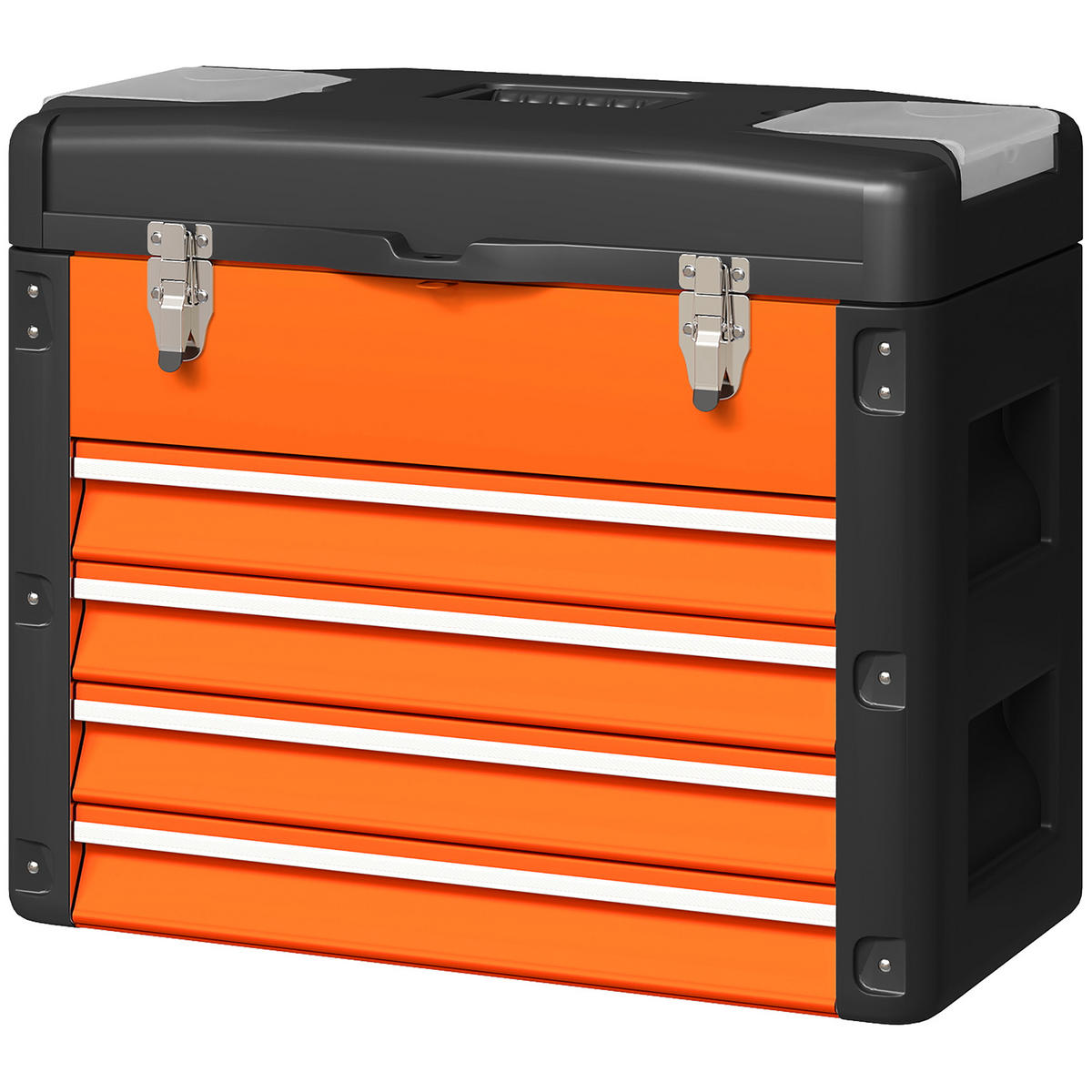 WERKZEUGKISTE DE-09531 Orange - Orange, Metall (25.3/40.7/49.7cm) - ComfortXL