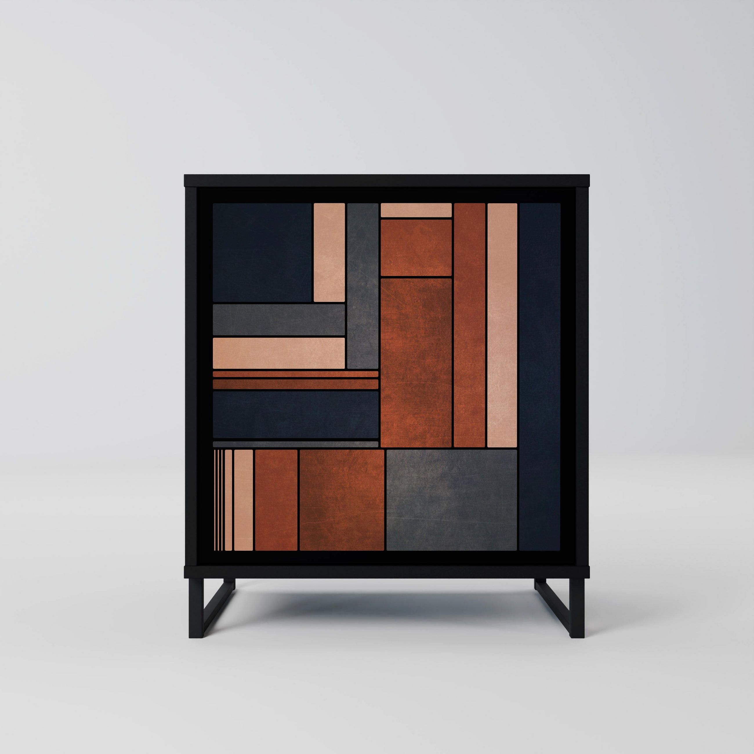 SpaceRebels Sideboard Schwarz 57.5x67.5x42 cm