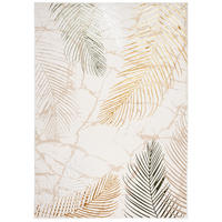 TEPPICH GOLDEN Creme 80/150 cm - Creme, Kunststoff (80/150cm) - Tapiso