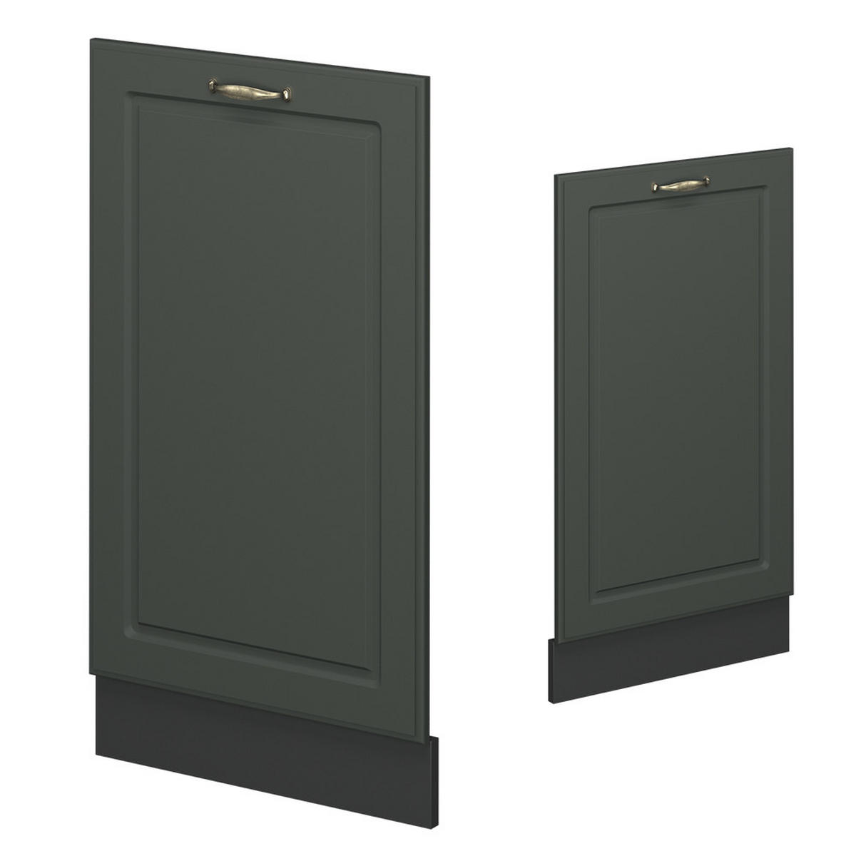 GESCHIRRSPÜLBLENDE Fame-Line Grün-Gold Landhaus 45 cm , AP Anthrazit - Anthrazit/Grün, Holzwerkstoff (45/81.8/1.6cm) - Vicco