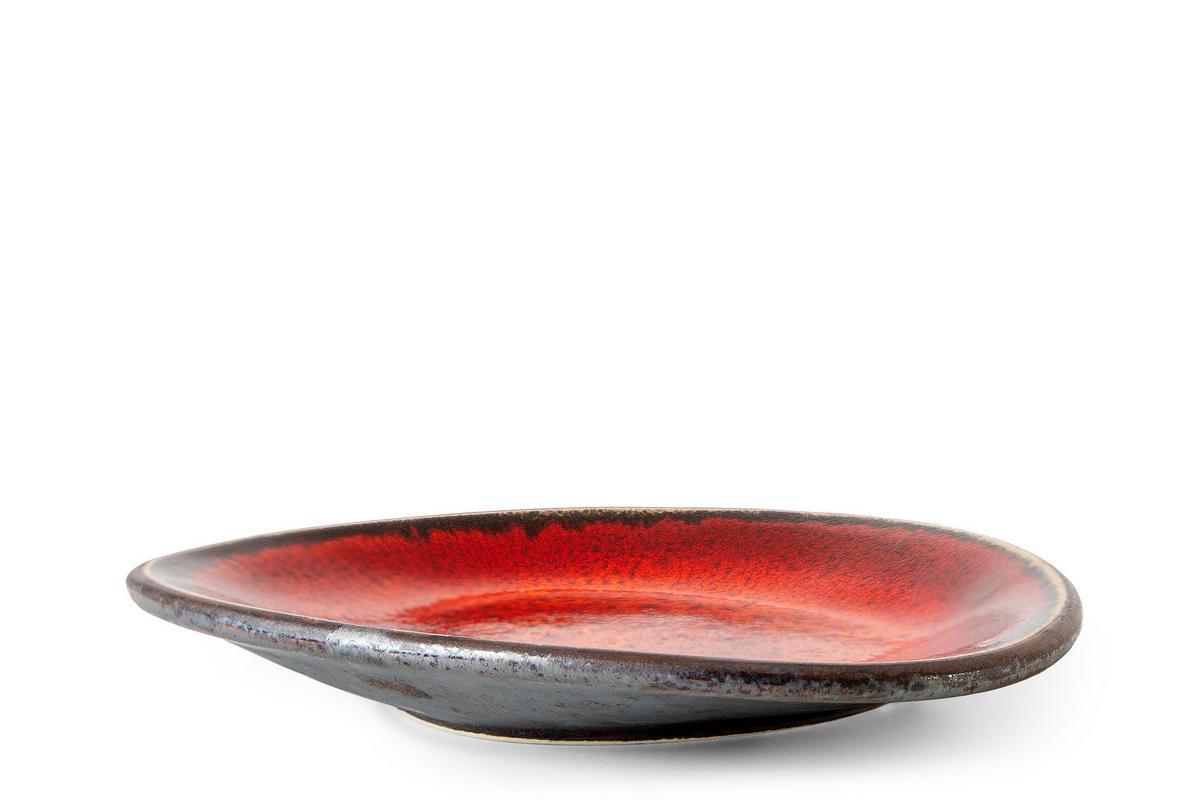 FRÜHSTÜCKSTELLER PRIMA 6-tlg, Rot - Rot, Keramik (18/20/3cm) - KONSIMO®