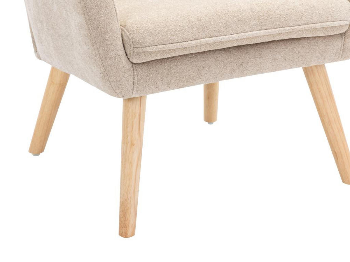 SESSEL - Stoff - Beige - SERINO - Beige, Textil (68/79/65cm) - Vente-Unique