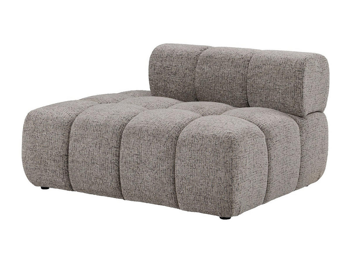 RECAMIERE ohne Schlaffunktion - 1 Person - stoff - taupe Facivil - Taupe, Textil (125/70/94cm) - Vente-Unique