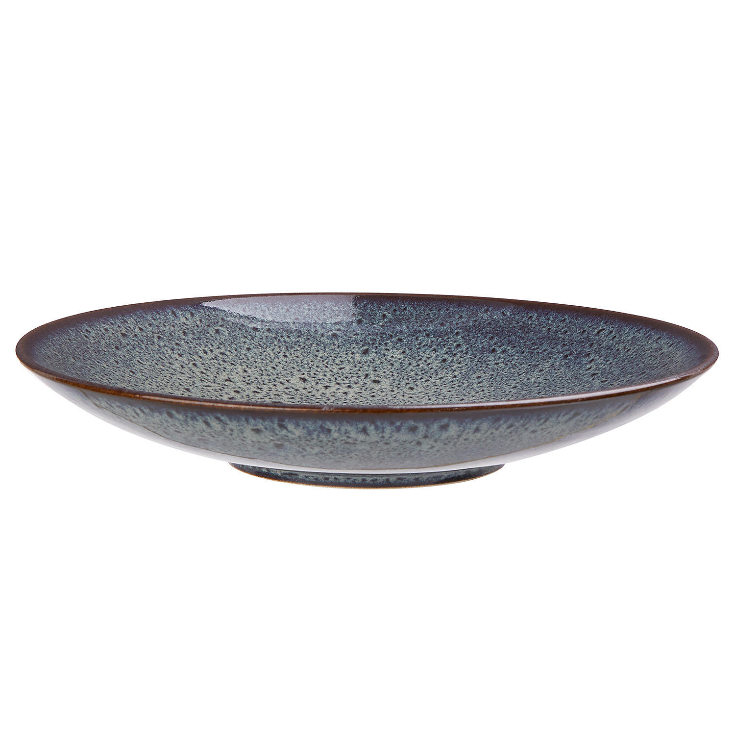 TELLER Cosmos - Blau, Keramik (22/22/3.4cm) - Butlers