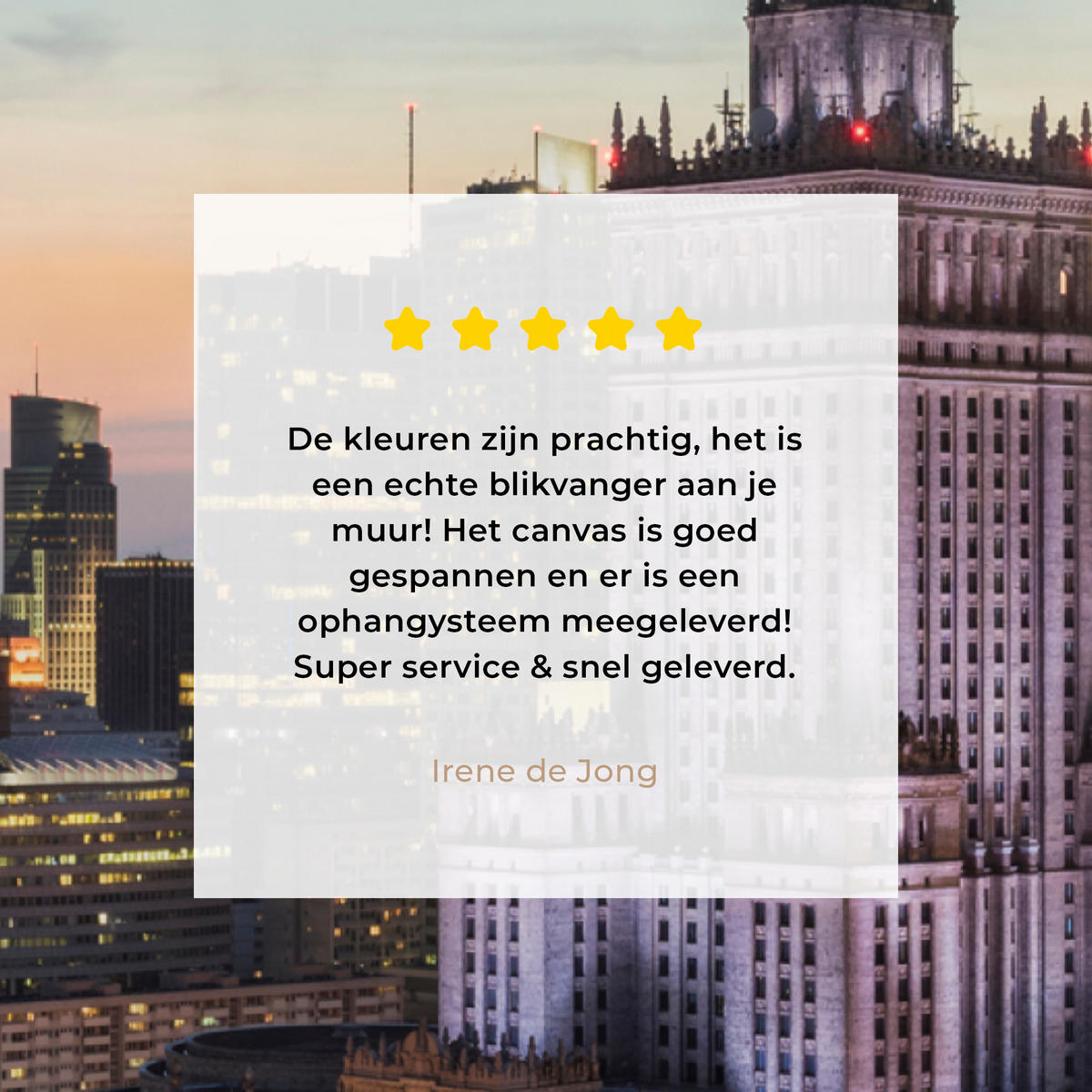 LEINWANDBILD Polen - Sonne - Warschau 40x60 cm - Blau, Textil (40/60cm) - MuchoWow