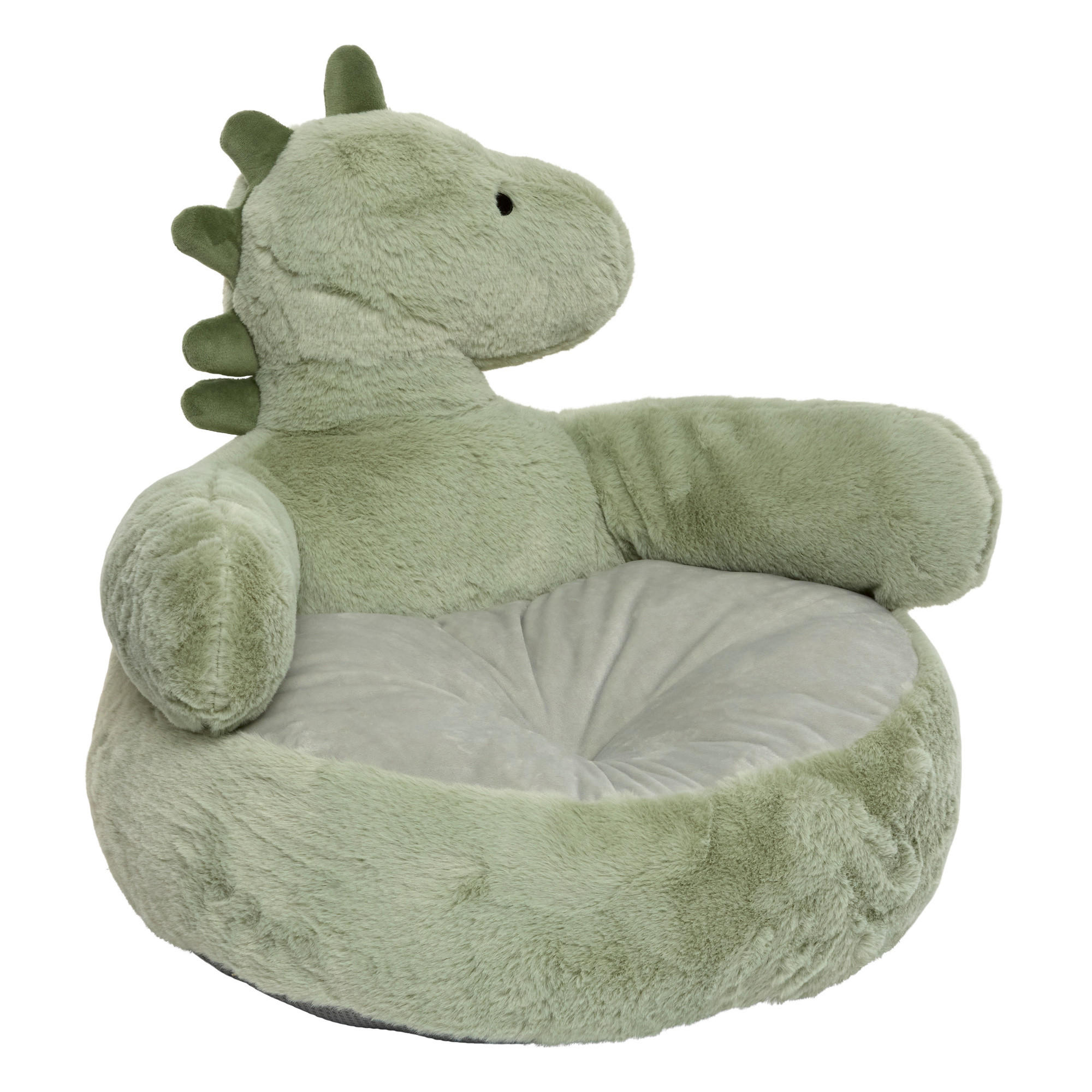 Atmosphera for kids Plüsch-Kindersitz Grün 45x42x48 cm