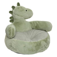 PLÜSCH-KINDERSITZ Dino 48/45/42 cm - Grün, Textil (45/42/48cm) - Atmosphera for kids