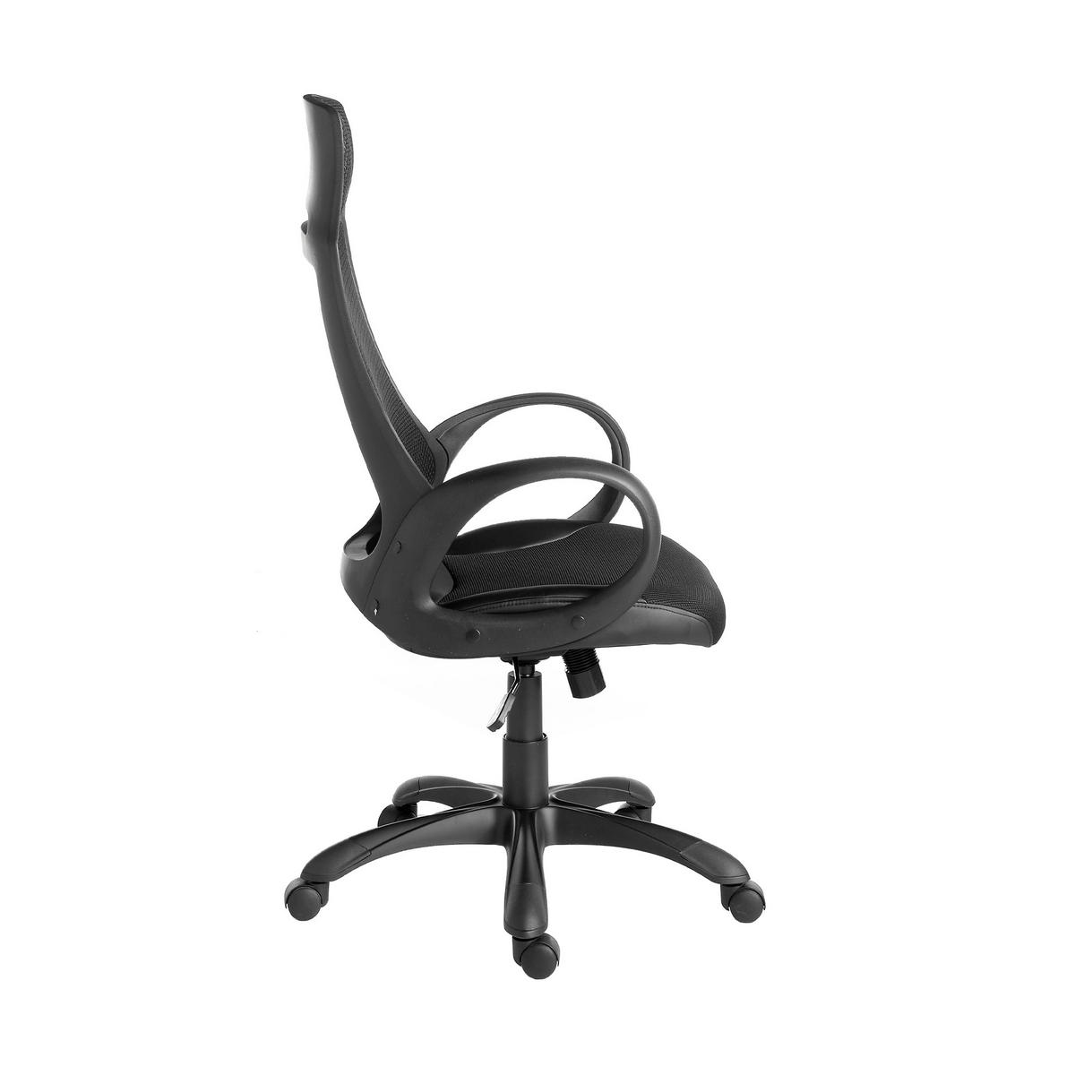 DREHSTUHL Schwarz 63/64/132 cm - Schwarz, Textil (63/132/64cm) - ANGEL CERDA