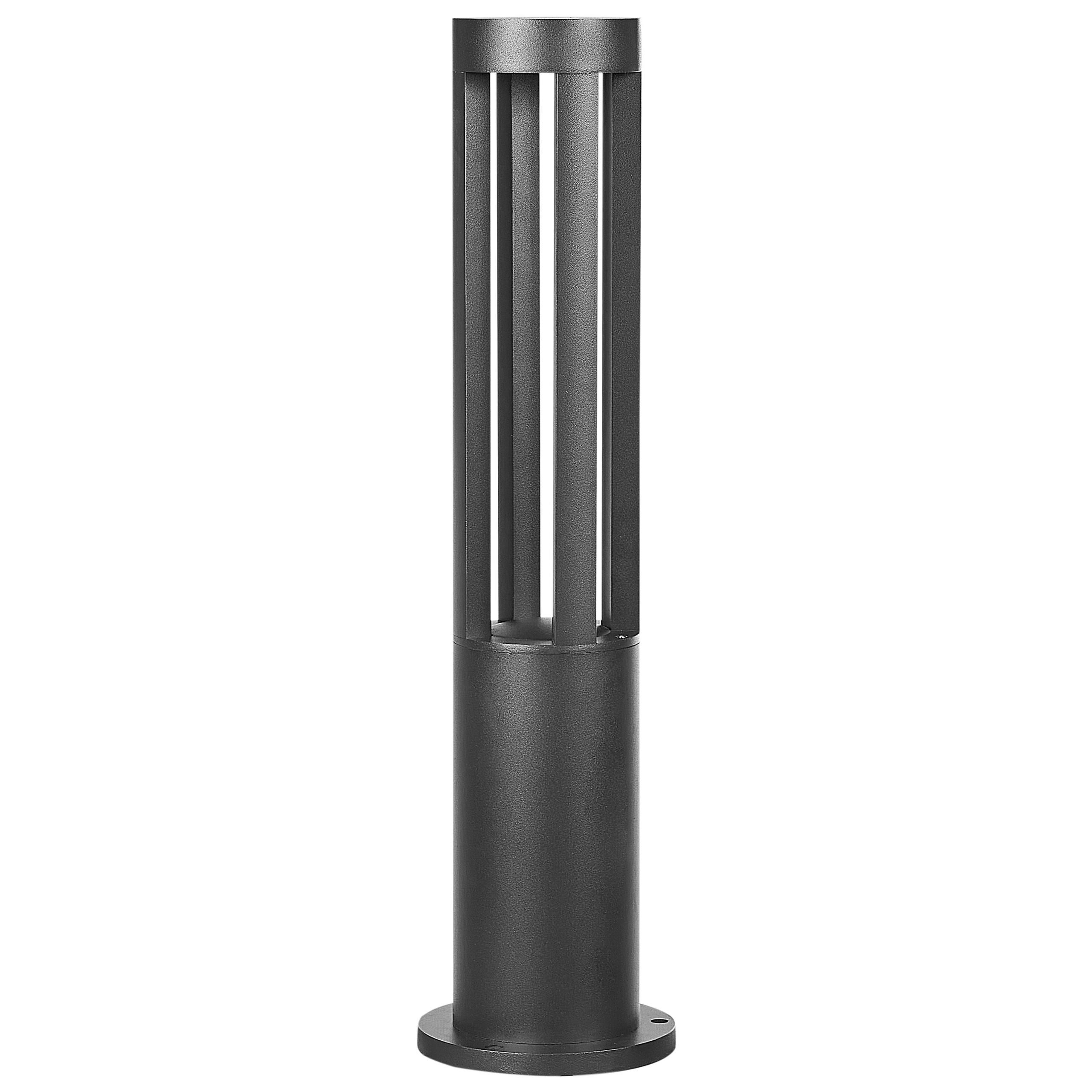 LED-POLLERLEUCHTE Schwarz Payette - Schwarz, Metall (15/15/60cm) - Beliani