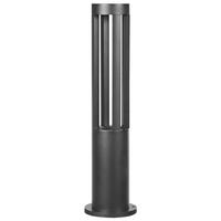 LED-POLLERLEUCHTE Schwarz Payette - Schwarz, Metall (15/15/60cm) - Beliani
