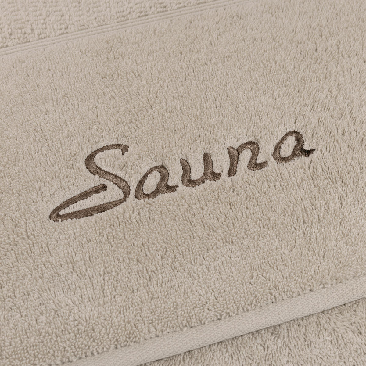 SAUNA SET PEARL 2-TLG - Kaschmir, Textil (80/200cm) - Möve for Frottana