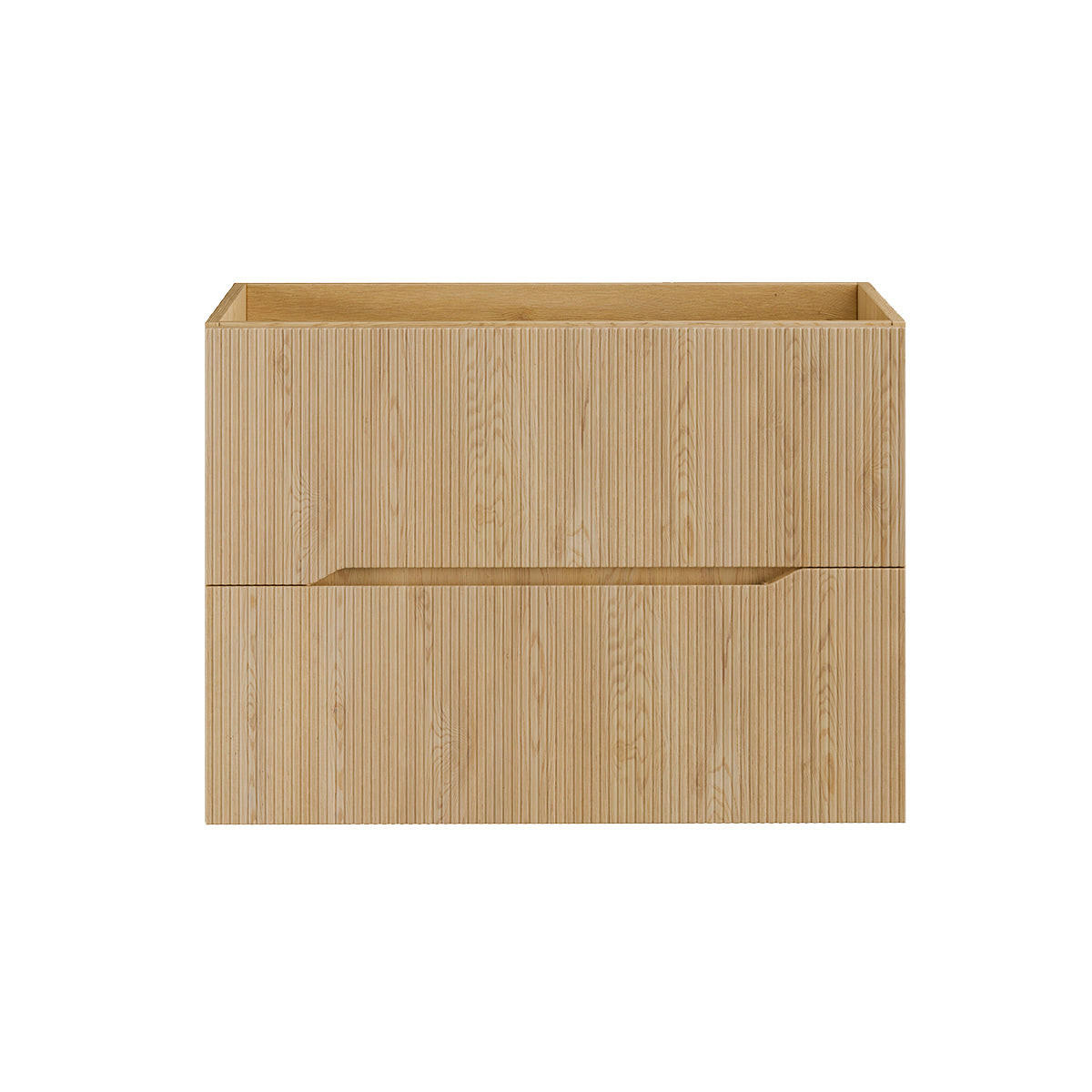 SKRINKA POD UMÝVADLO 80.2cm Isaline Svetlý dub - hnedá, kompozitné drevo (80.2/57/46cm) - Petits-meubles