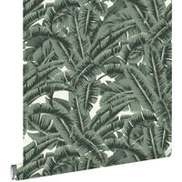TAPETE tropische Dschungelblätter 53 cm x 10.05 m - Grün, Papier (53/1000cm) - ESTAhome