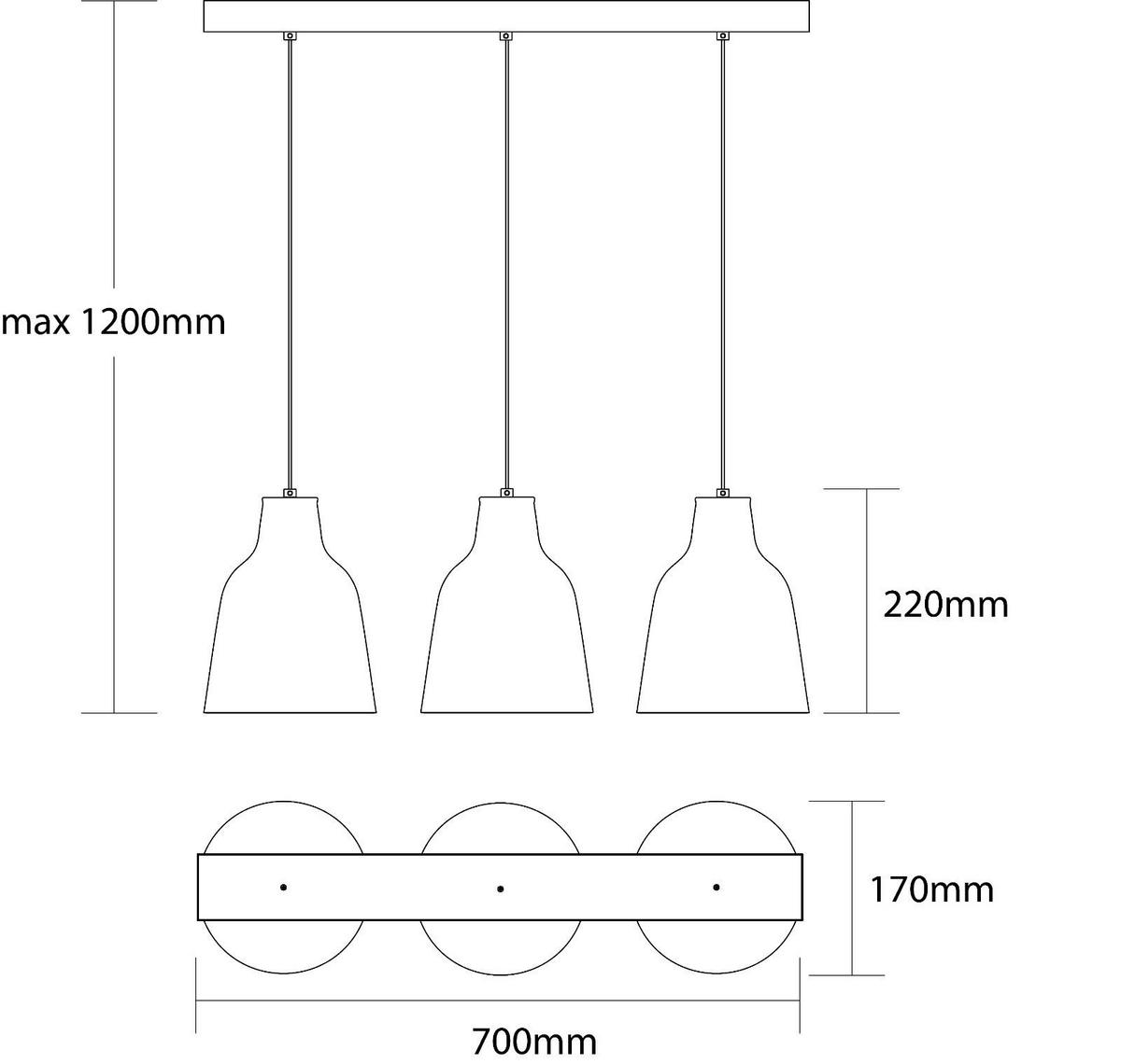 HÄNGELEUCHTE - Rot, Metall (17/70/22cm) - Lumicom