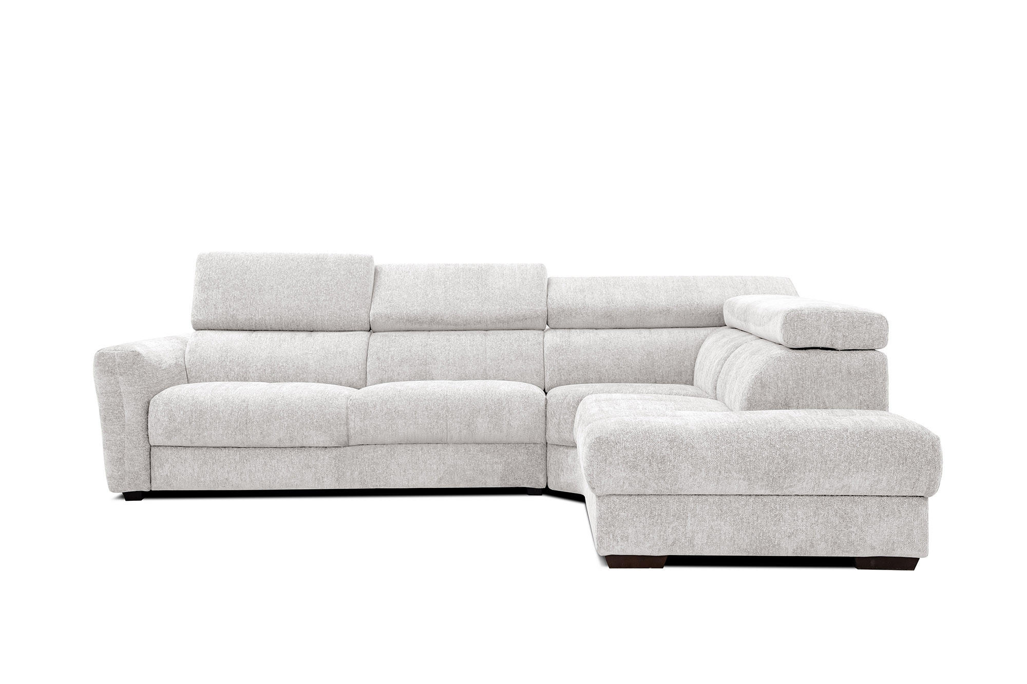 ECKSOFA CALVERA 5-Sitzer, weiß - Weiß, Holzwerkstoff/Textil (298/239cm) - Courtois Laville