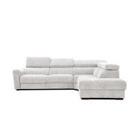 ECKSOFA CALVERA 5-Sitzer, weiß - Weiß, Holzwerkstoff/Textil (298/239cm) - Courtois Laville