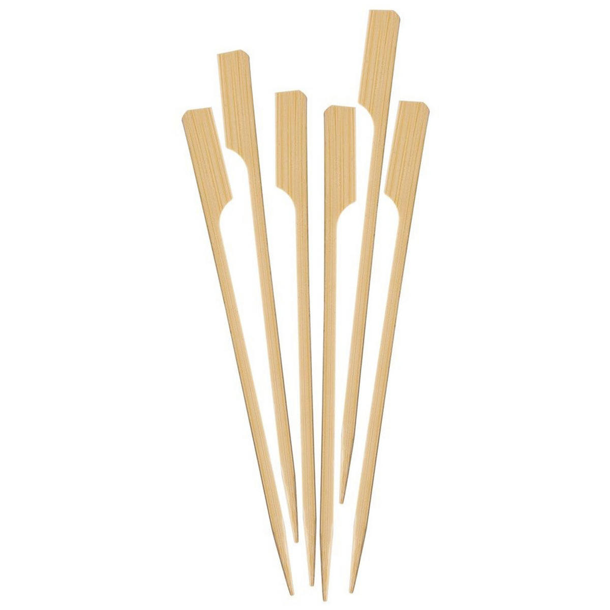 ZAHNSTOCHER für Burger Bambus 15 cm 50 Stück. - Kirschbaumfarben, Holz (15cm) - Orion 