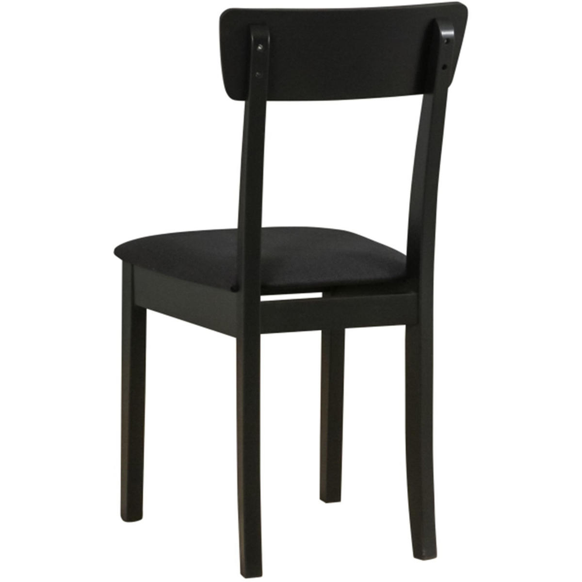 HOLZSTUHL Wehron Schwarz - Schwarz, Holz/Textil (43/86/40cm) - Selsey
