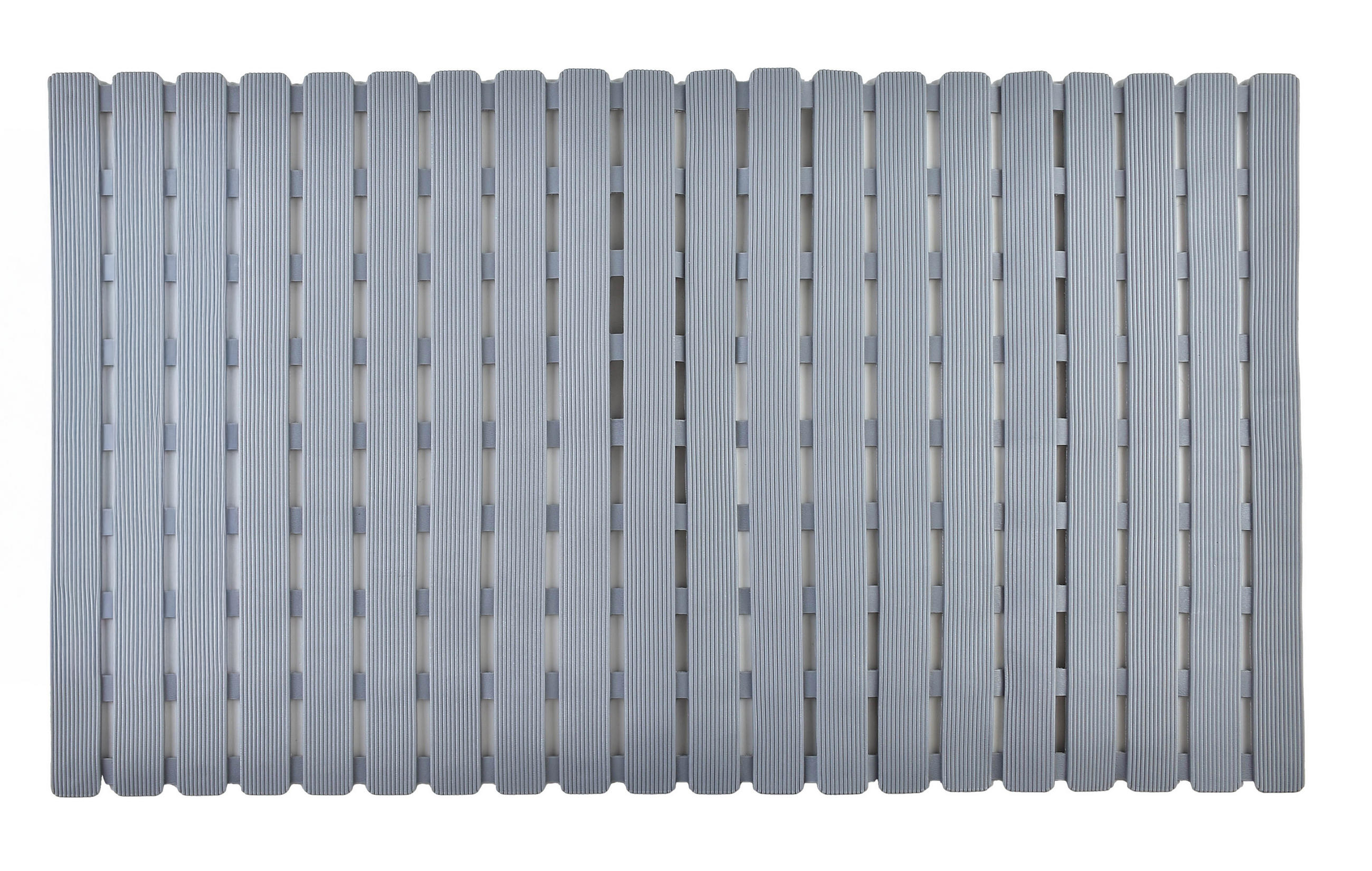 BADTEPPICH Zac Grau 68/40/2 cm Textilien - Grau, Textil (40/68cm) - Mondex