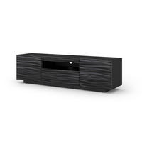 TV LOWBOARD Schwarz Hochglanz 150/42/37 - Schwarz Hochglanz, Holzwerkstoff (150/42/37cm) - RAUMHIRSCH FURNITURE