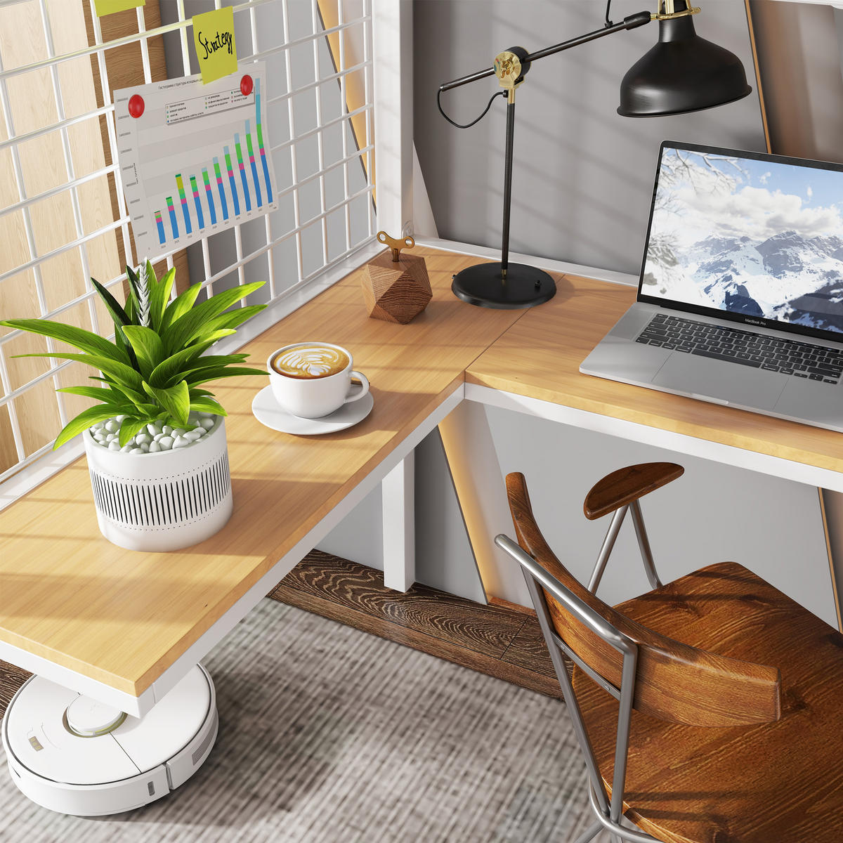 HOCHBETT 90/200 cm Weiß Natur mit integriertem Kleiderschrank aus Eisen und Holz - Weiß, Holzwerkstoff (90/200cm) - OKWISH